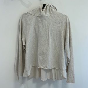 Lululemon cropped hoodie with longer back detail